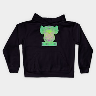 Cosmic Hogtie Green and Purple Variation Kids Hoodie